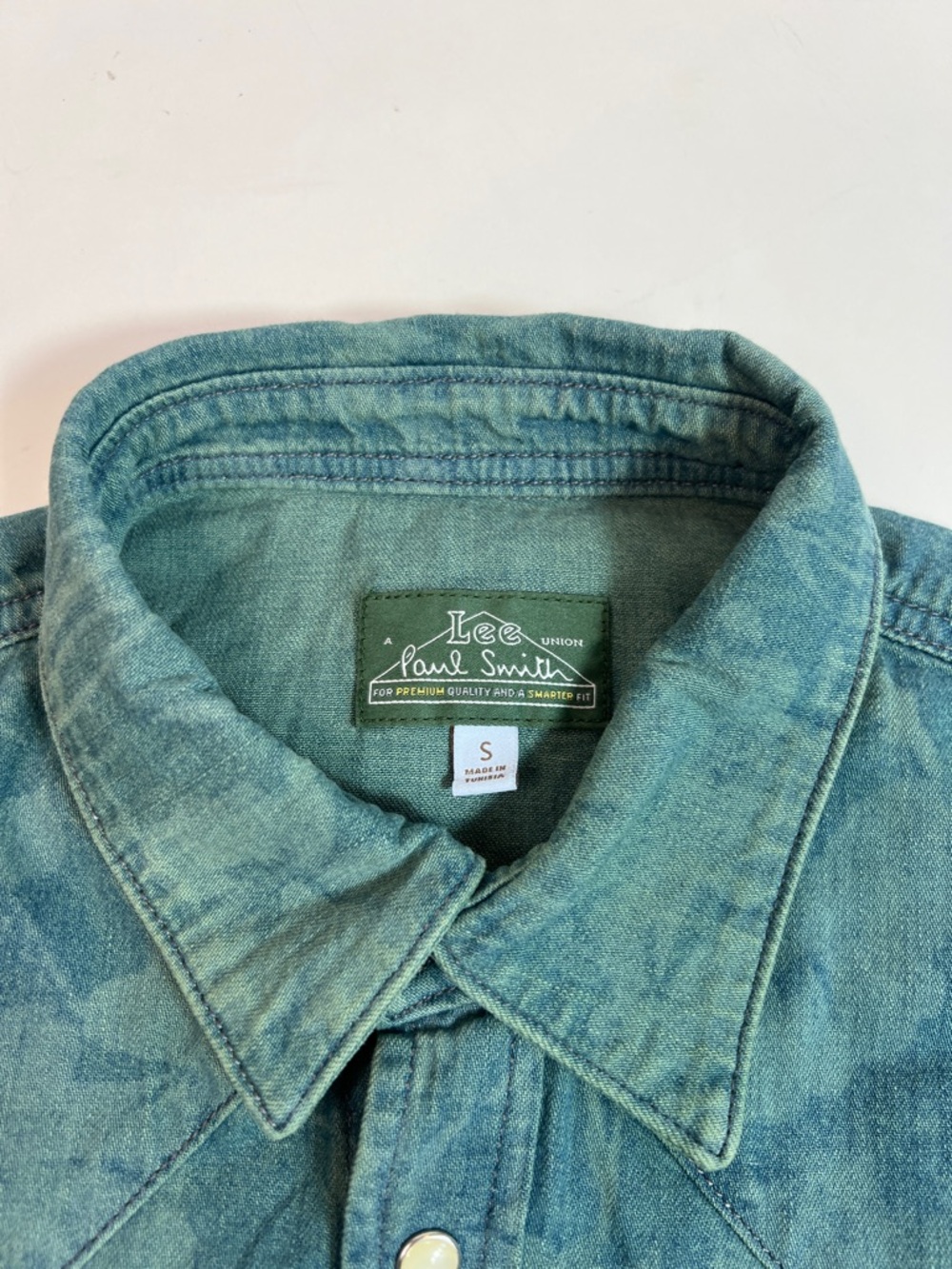 NWOT LEE® X Paul Smith Western Floral Print Shirt Size Small - Picture 6 of 8